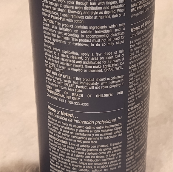 NEW!! ROUX Fanci-Full Temporary Hair color Rinse 15.2oz - Picture 3 of 6